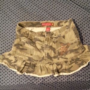 Mini skirt camo